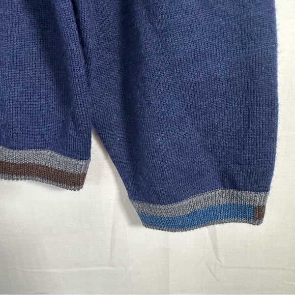 Robert Graham 100% wool sweater, size large classic grandpacore golf high end - Picture 2 of 15